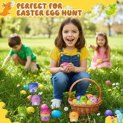 YBSOP Prefilled Easter eggs with axolotl toys for gifting.