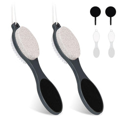 Yclin Foot File Callus Remover dual-sided head for deep cleansing and exfoliation at home.
