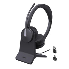 Yealink BH70 front view shows a featherweight headset for long calls.