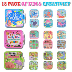 YECHISY Ocean Adventure water book reveals vivid colors in a mess-free way