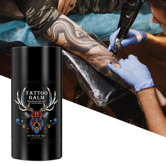 Yecuce tattoo balm with shea and jojoba nourishes tattooed skin.