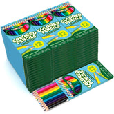 YEGEER 528-count colored pencils bulk shown for classroom projects and creative tasks.