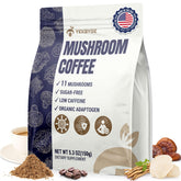 YEKBYOE Mushroom Coffee bag-front showing 11-mushroom blend for energy