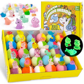 Yekery kids bath bombs with glow-in-the-dark toy inside for magical baths.