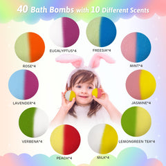 Yekery kids bath bombs hide a marine creature toy inside for sensory discovery.
