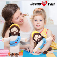 Yelakey Jesus Plush with soft material for safe, cozy snuggles