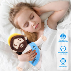 Yelakey Jesus Plush stands 13 inches tall for kid-friendly companionship