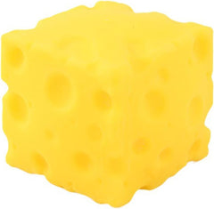 Yellow Cheese Squeeze Toy close-up texture for stress relief