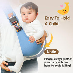 Yemyig carrier with adjustable shoulder straps for growing babies