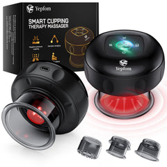 Yepfom 5-in-1 cupping front view shows compact home device.