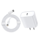 Yeptech 20W USB-C fast charger block powering an iPhone quickly
