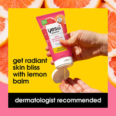 Yes To Grapefruit scrub hand-applied for a gentle daily cleanse