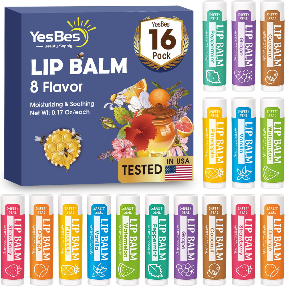 YesBes lip balm vanilla flavor for daily hydration and smooth lips.