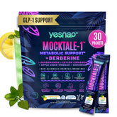 Yesnap MOCKTALE-1 bottle and packets for convenient daily metabolic support.