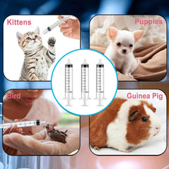YGMK sterile 10pcs syringe set ideal for small pet feeding
