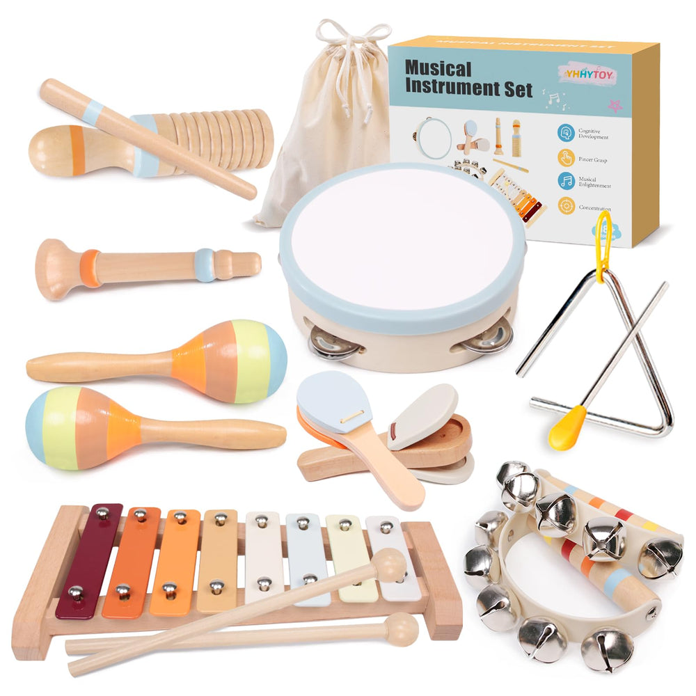 YHHYTOY xylophone for toddlers sparks rhythm and hand-eye coordination.