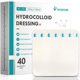YHOVID hydrocolloid dressings pack-shot showing ready-to-use wound protection.