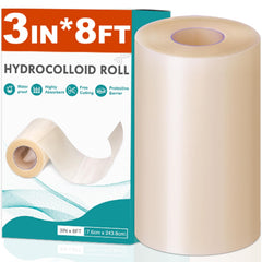 YHOVID hydrocolloid roll applied to elbow showing flexible, waterproof protection