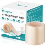 YHOVID hydrocolloid roll application showing flexible wound care coverage