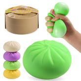 YHYAQYHYAX squishy dumpling close-up shows ultra-soft texture for sensory play.
