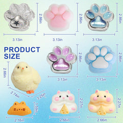 Yidayes Taba Squishy Pack portable chain pouches keep toys organized