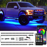 Yielinth underglow kit front view highlights vivid nighttime styling