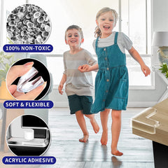 YIIFELL L-shaped corner protector shields desk and cabinet corners