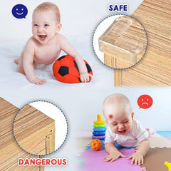YIIFELL transparent corner cover preserves furniture aesthetics while safeguarding kids