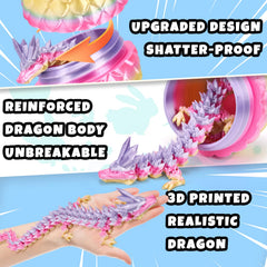 YILCER articulated dragon inside the egg for dynamic play