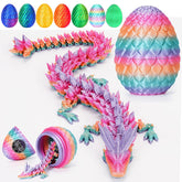 YILCER dragon Easter egg with crystal dragon inside for imaginative play
