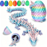 YILCER dragon egg rainbow closeup shows durable, kid-friendly 3D details.