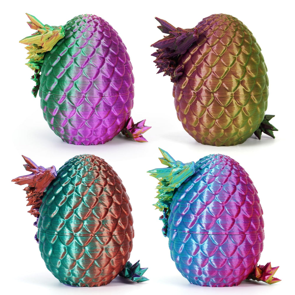 YILCER dragon eggs reveal crystal dragons inside for a magical unboxing experience.