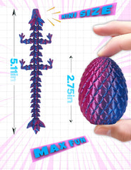 YILCER dragon eggs desk decor highlighting sparkling dragon figure for workspace