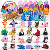 YILCER prefills Easter eggs with movable animals for engaging egg hunts.