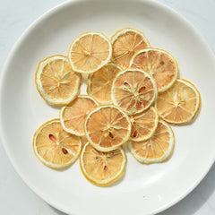 YiLing dried lemon slices flavor tea and water with citrus zest