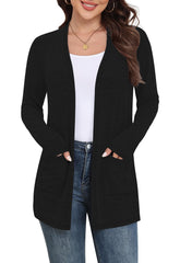 Yincro Women's lightweight cardigan open front for versatile daily layering with breathable comfort.