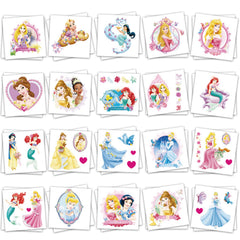 YINFENGKANHAI Disney Princess tattoos sheet 01 for party favors and kid-friendly crafts at home
