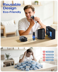 YinkeVibe Braun Clean & Renew cleaner bottle showing concentrated cleaning power