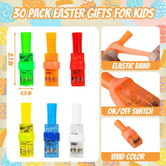 YIYEE six-color finger lights brighten Easter activities at home.