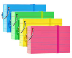 YIZUUN colored index cards with rings for organized study.