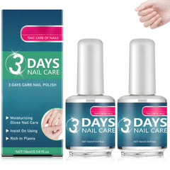 YJW 3 Days Nail Care duo packaging with two 16ml bottles for easy home use