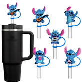 YKIAMGH Stanley straw toppers on cup for secure seal and style