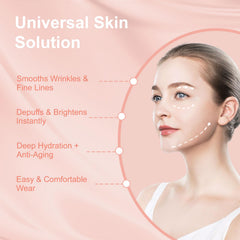 YLOTRE Novalift under-eye patches applied to skin for puffiness relief