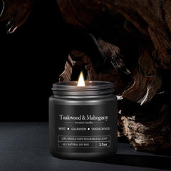 YMing pine forest candle offering fresh vibes for workspaces and relaxation corners.