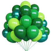 YMSZ Green Balloons Kit with all colors creates vibrant party backdrops.