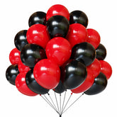 YMSZ red and black 12-inch balloons kit ready for festive celebrations