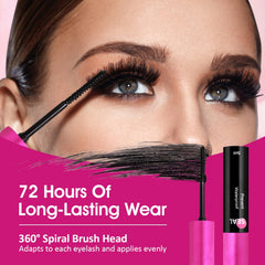 YNGLLC Lash Bond and Seal spiral brush applies evenly with no clumps