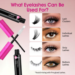 YNGLLC Lash Bond and Seal waterproof seal protects lashes from moisture