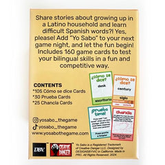 Yo Sabo Edition 1 card spread on table invites playful learning