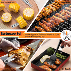 Yoehka heat-resistant grill glove for safe grilling from a distance